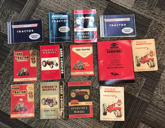 LOT OF (13) FORD TRACTOR BOOKS