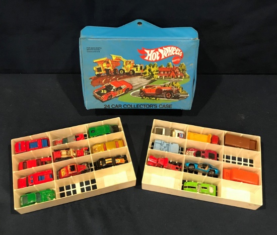 HOT WHEELS BOX WITH 19 MINI CARS