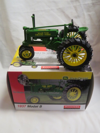 FIRESTONE FARM TIRES - JOHN DEERE MODEL B TRACTOR