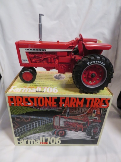 FIRESTONE FARM TIRES - FARMALL 706 TRACTOR