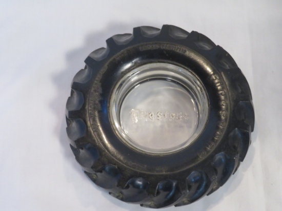 FIRESTONE RUBBER TIRE ADVERTISING ASH TRAY