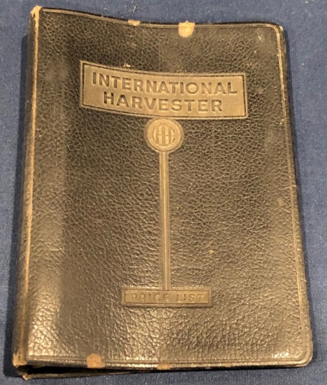 IH PRICE LIST BINDER