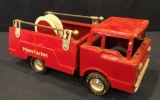 VINTAGE PRESSED STEEL FIRE TRUCK