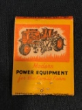 ALLIS-CHALMERS MODERN POWER EQUIPMENT MATCHBOOK--WYMORE & SON--LIBERTY, MISSOURI