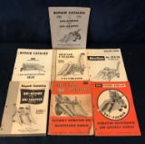 LOT OF (7) MINNEAPOLIS-MOLINE & NEW IDEA REPAIR CATALOGS AND OPERATOR'S MANUALS