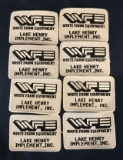 LOT OF (8) WHITE FARM EQUIPMENT PATCHES