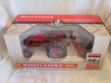 FIRESTONE FARM TIRES - MASSEY HARRIS MH50 TRACTOR w/ PLOW ATTACHMENT - WHEELS OF TIMES COLLECTIBLES