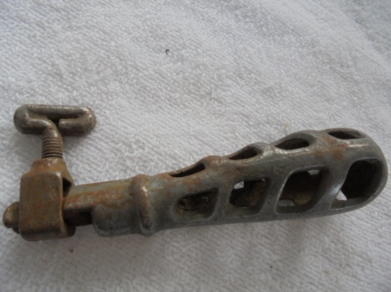 ANTIQUE CAST IRON TOOL HANDLE FOR A FILE-NICE DESIGN