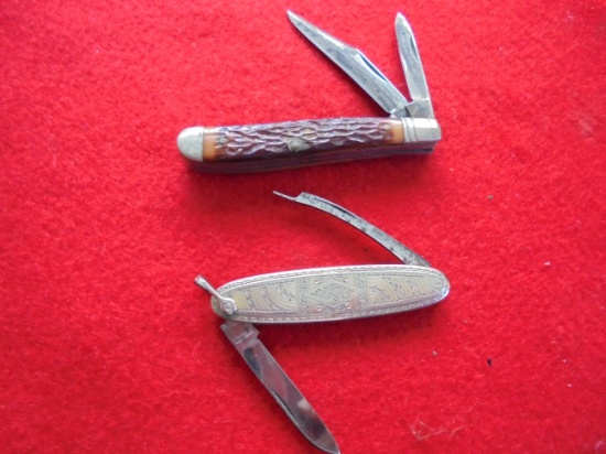 (2) SMALL POCKET KNIVES-ONE IS CAMILLUS
