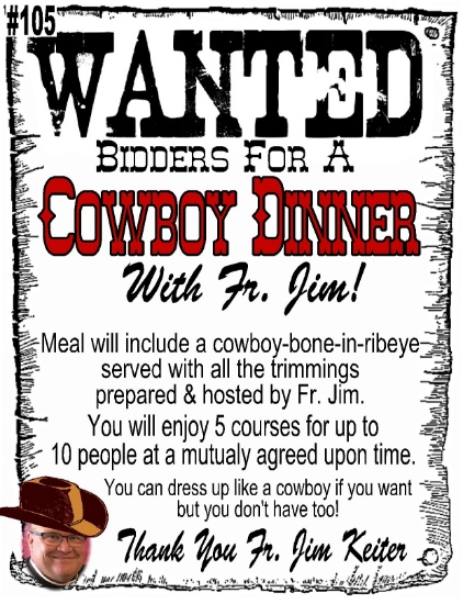 Fr. Keiter’s Cowboy Dinner