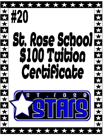 St. Rose $100 Tuition Certificate