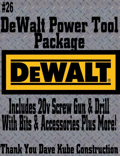 Dave Kube Construction DeWalt “Fix Anything” Tool Package