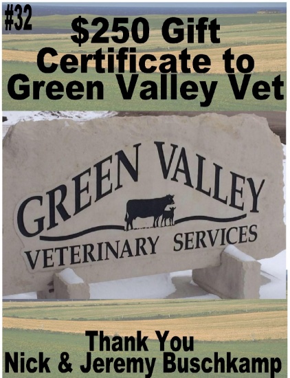 Green Valley Veterinary Services - $250 Gift Certificate