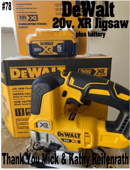 DeWalt 20v. XR Jigsaw