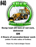 TB&K Construction Gift Certificate