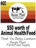 Gavins Point Veterinary Services PC, Farm/Feed  - $50 Worth Animal Health/ Feed