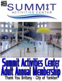 Yankton Summit Activities Center – One Adult Annual Membership