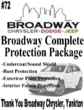 Broadway Chrysler Complete Protection For Your Vehicle