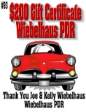 $200 Gift Certificate to Wiebelhaus PDR