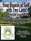 Large Golf Package at the Norfolk Country Club!