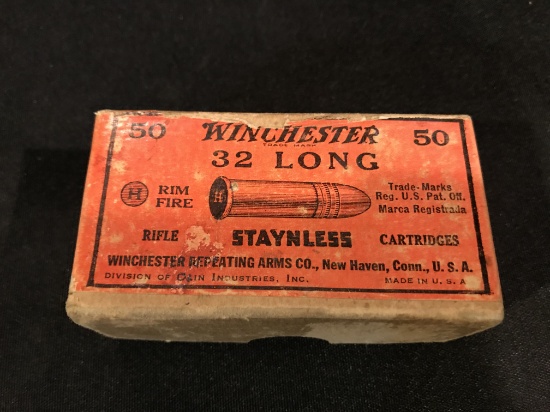 Winchester .32 Long Rimfire Staynless Two Piece Box