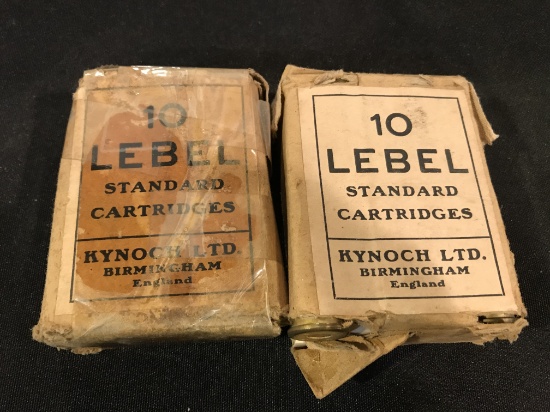 (2) Boxes of 8mm Lebel