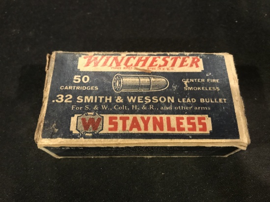 Winchester .32 S& W Staynless--Full
