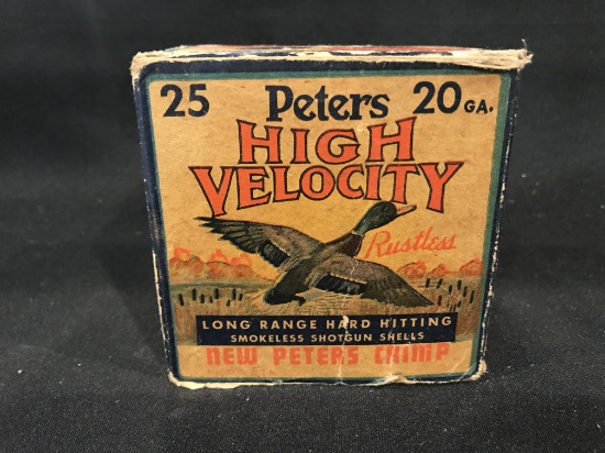 Peters High Velocity 20ga 2 3/4" Paper Shells