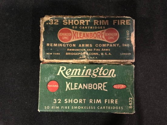 (2) Remington Kleanbore .32 Short Rimfire