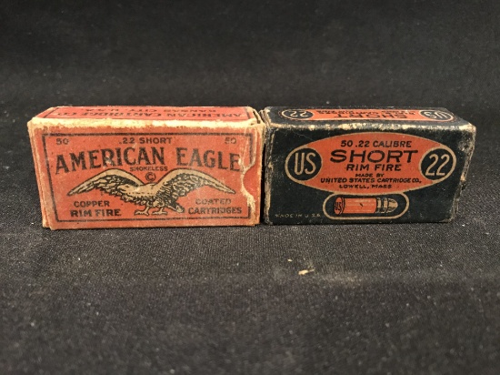 (2) Boxes of .22 Short