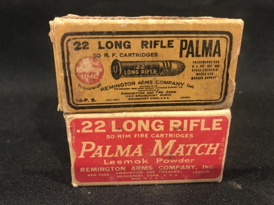 (2) Remington UMC Palma .22LR