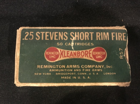 Remington UMC .25 Stevens Short Rimfire