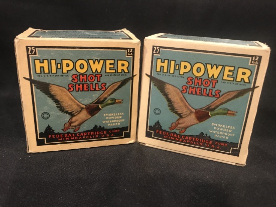 (2) Federal Hi-Power 12ga