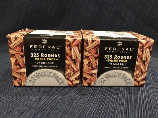 (2) Federal .22LR 325rd Value Packs