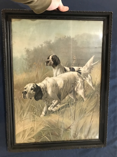 Vintage Hunting Dogs Print