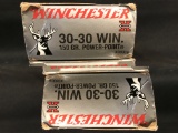 (2) Winchester 30-30 Win 150gr Power Point
