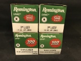 (4) Remington UMC 9mm 115gr JHP 100rd Value Packs