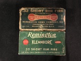 (2) Remington Kleanbore .32 Short Rimfire