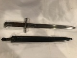 WWI Era Waffenfrabrick Neuhausen Swiss Bayonet and Sheath