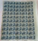 SHEET OF 3 CENT STAMPS - 1928-1953 FUTURE FARMERS OF AMERICA