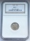 1943 Mercury Dime Graded Mint State 61 by NGC
