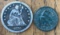 1876 Seated Liberty Quarter & 1890 Indian Head Cent