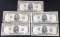 (5) Series 1950 United States $5 Federal Reserve Notes