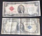 1928 $2 Red Seal & 1957 $1 Silver Certificate