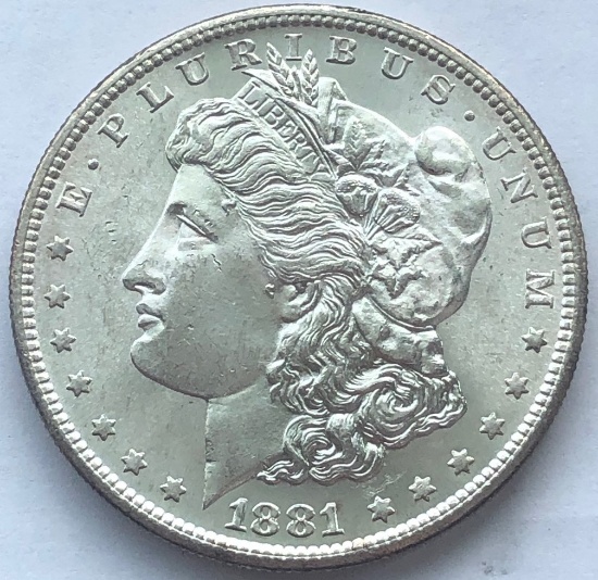 1881-S Morgan Silver Dollar - Mint State