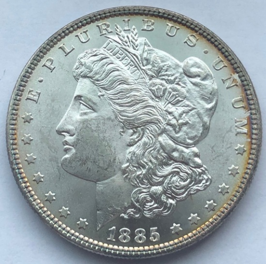 1885 Morgan Silver Dollar - Mint State