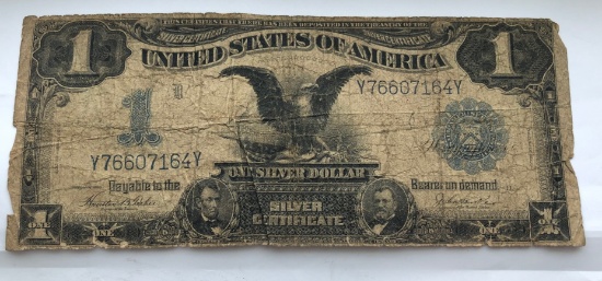 1899 United States $1.00 "Black Eagle" Silver Certificate