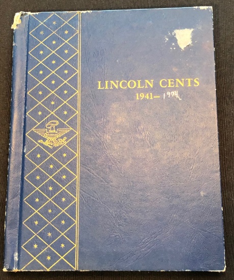 Lincoln Head Cent Album - Complete From 1941 to 1974