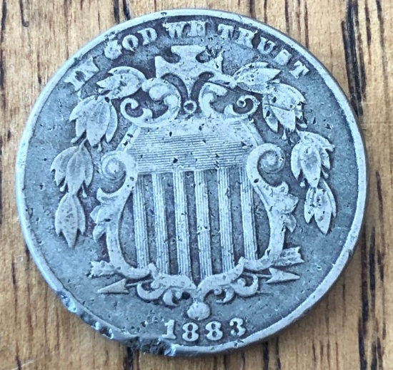 1883 US Shield Nickel