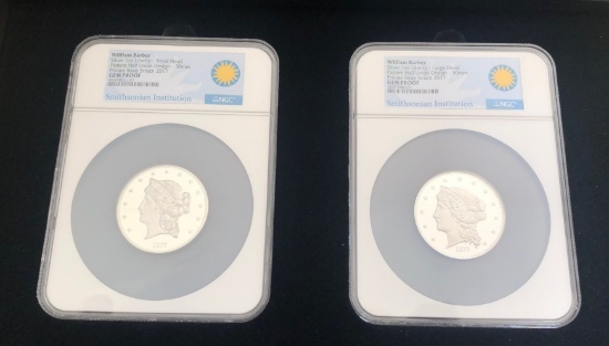 William Barber's Half Union One-Ounce Silver Set